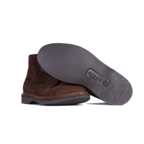 Alden x Snake Oil Provisions Lafayette Boot Reverse Tobacco Chamois