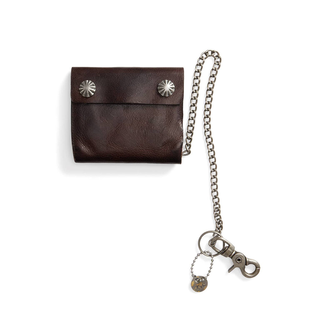 Cartera RRL De Cuero Con Cadena Para Hombre Marrón (Chile)