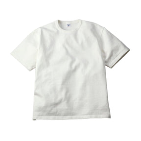 The Flat Head FN-HTK-001 Loopwheel Heavy Short Sleeve Tee White