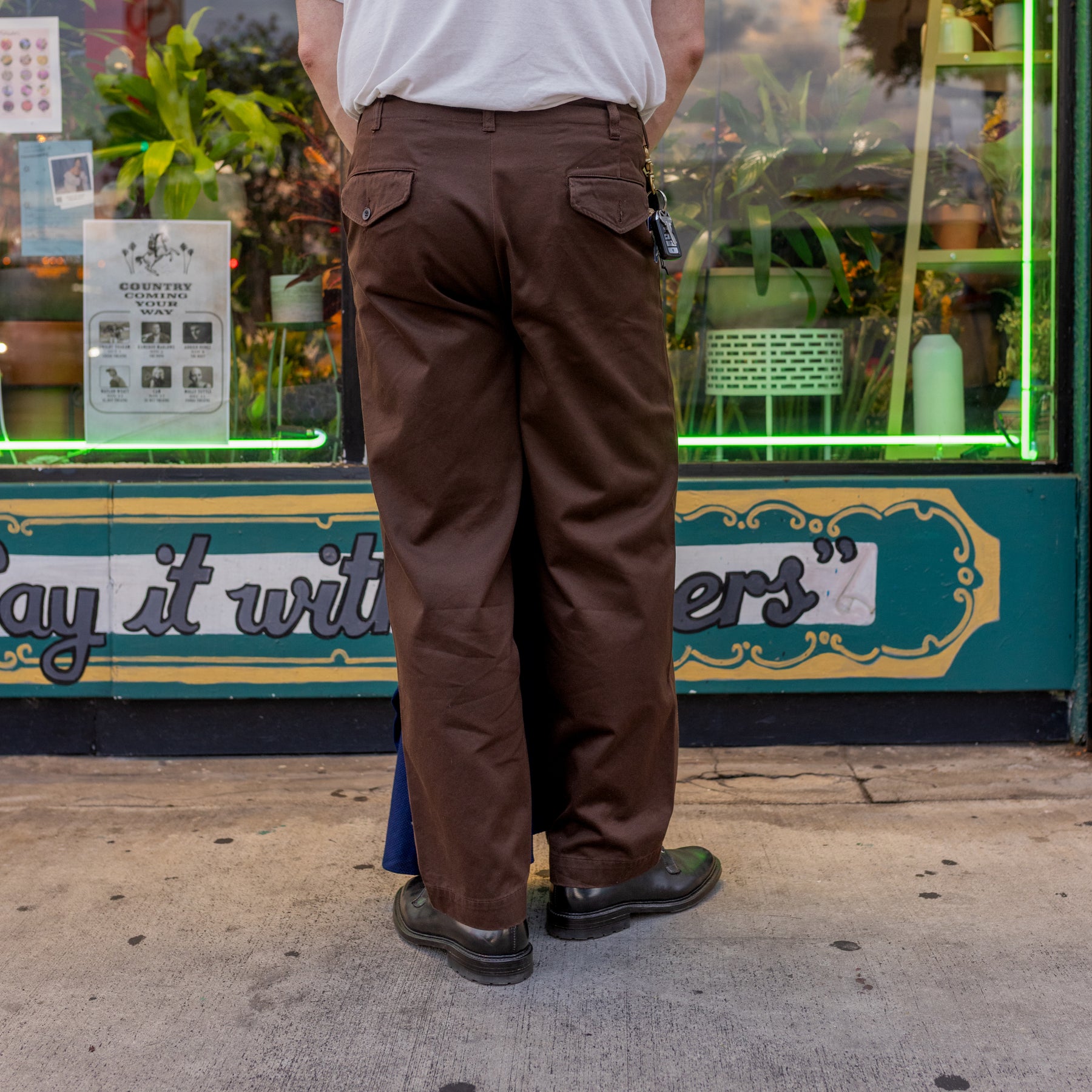 Momotaro MMPT6003 Westpoint Trousers Brown