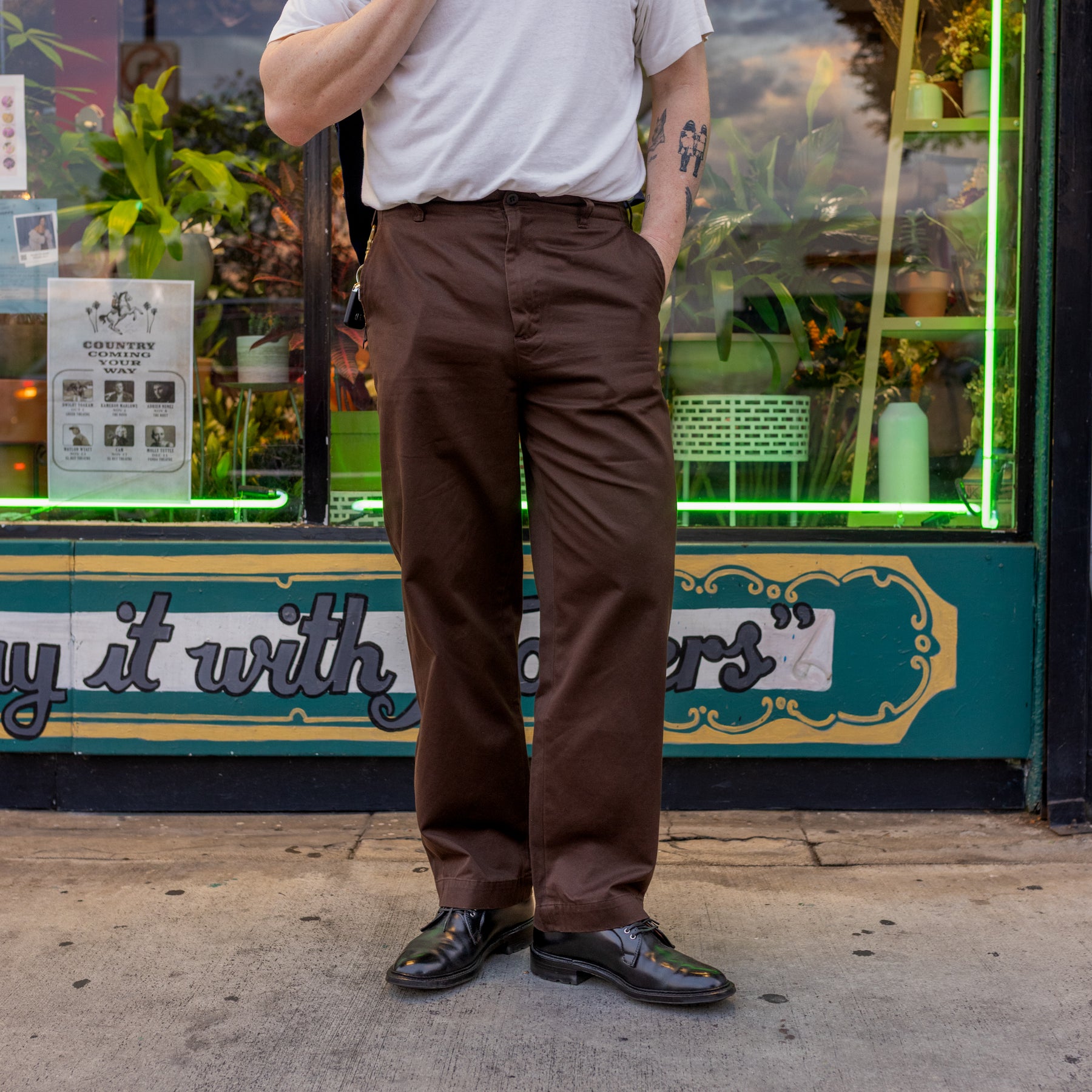 Momotaro MMPT6003 Westpoint Trousers Brown