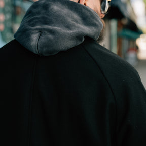 Momotaro MMOT6500 Melton Coat Black