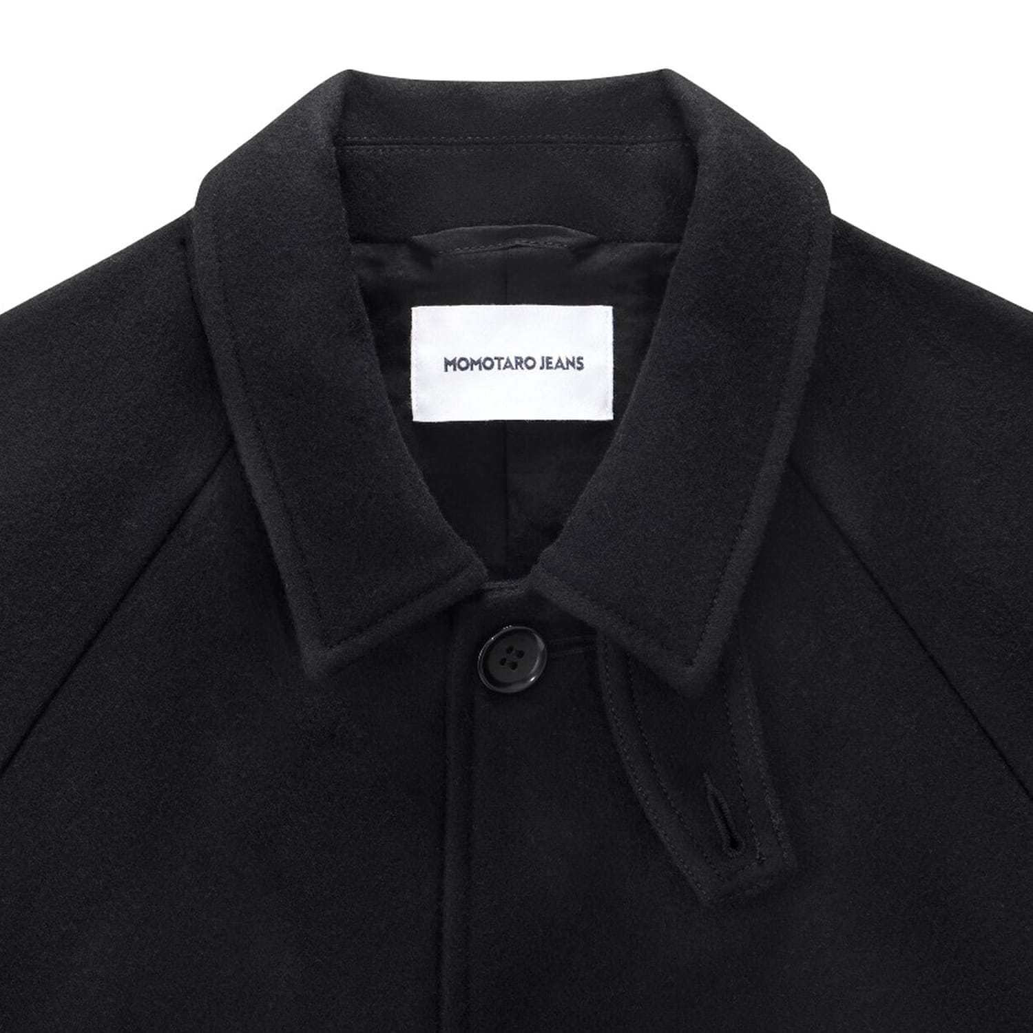 Momotaro MMOT6500 Melton Coat Black