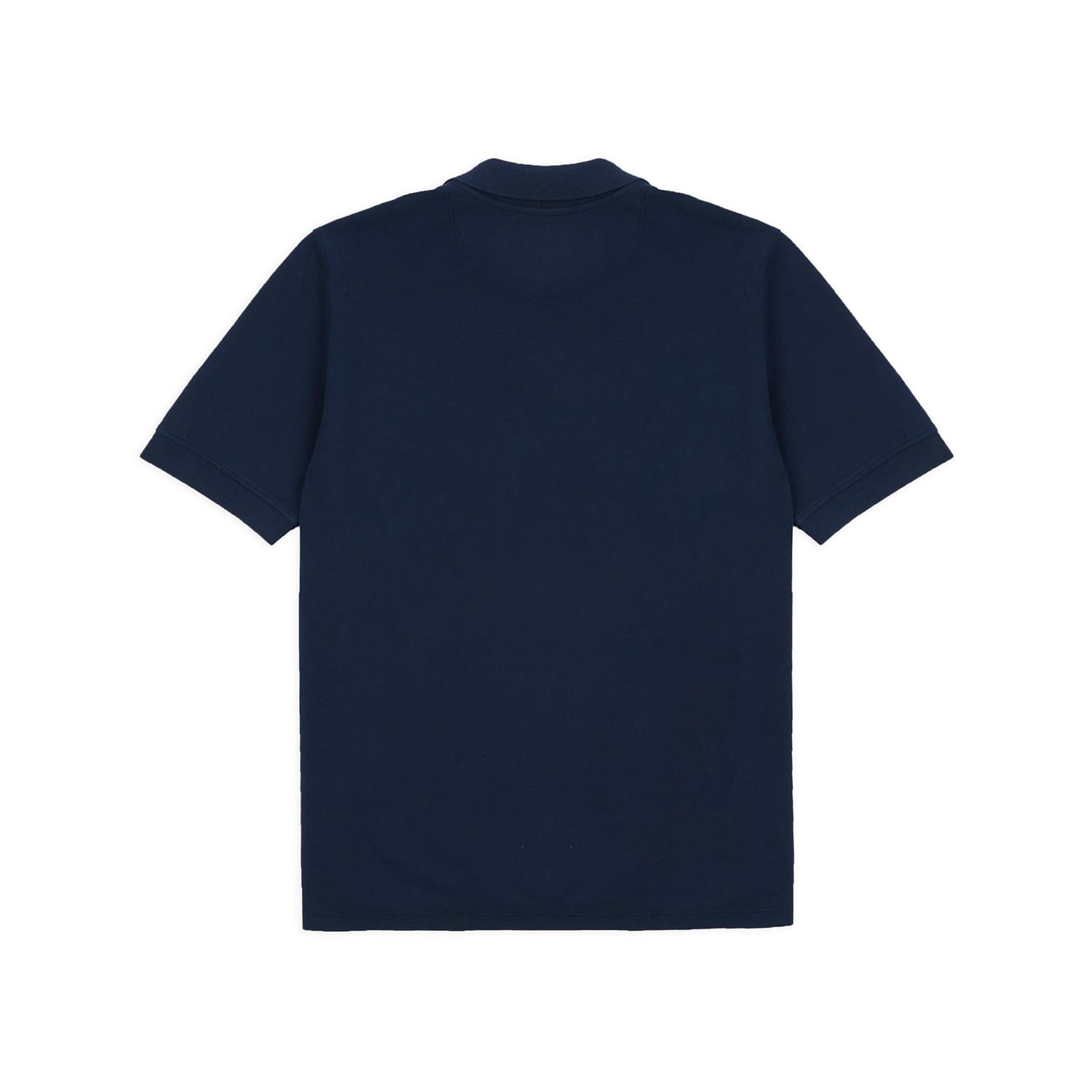 Drake's Dark Navy Piqué Cotton Polo Shirt