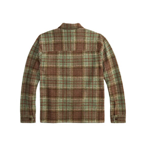 RRL Plaid Wool-Blend Workshirt Green/ Multi