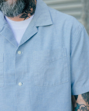 Polo Ralph Lauren Relaxed Fit Oxford Camp Shirt Blue White