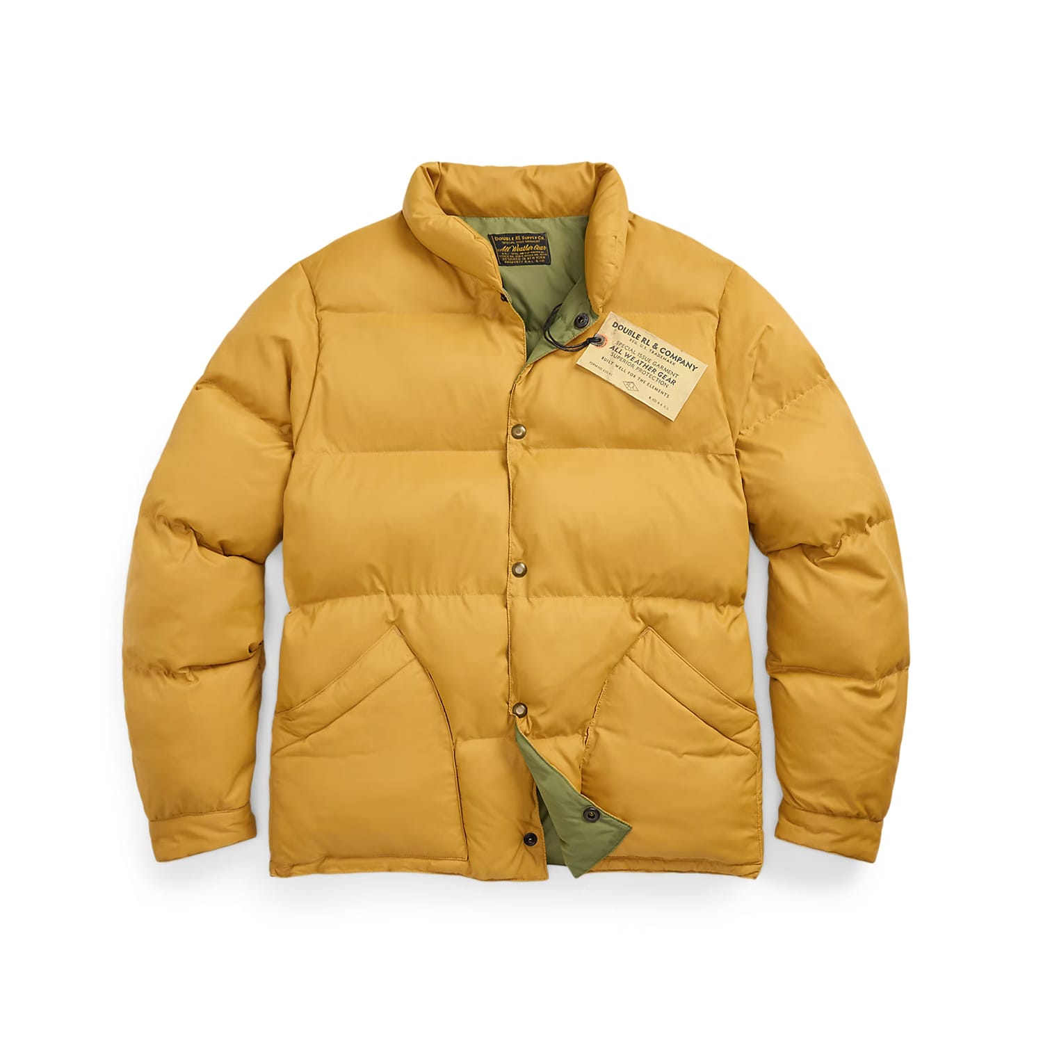 RRL Quilted Ripstop Jacket Vintage Yellow