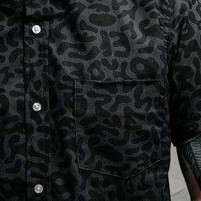 Rogue Territory Oxford Shirt Alphabet Camo Grey