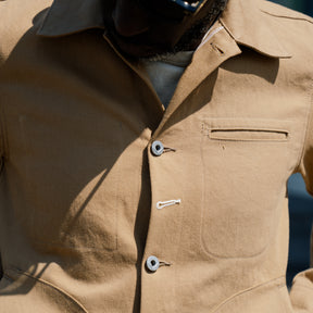 Rogue Territory Supply Jacket Rinsed Selvedge Denim Tan