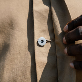 Rogue Territory Trench Coat Dry Wax Canvas Khaki