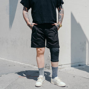 Rogue Territory Fatigue Shorts Black Canvas