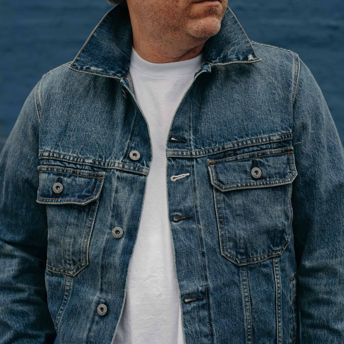 Rogue Territory Cruiser Jacket Vintage Wash Indigo