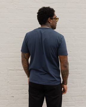 RRL Relaxed Fit Heavyweight Jersey T-Shirt Dark Navy