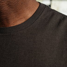 RRL Cotton Jersey Pocket T-Shirt Faded Black Canvas
