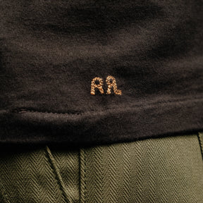 RRL Cotton Jersey Pocket T-Shirt Faded Black Canvas
