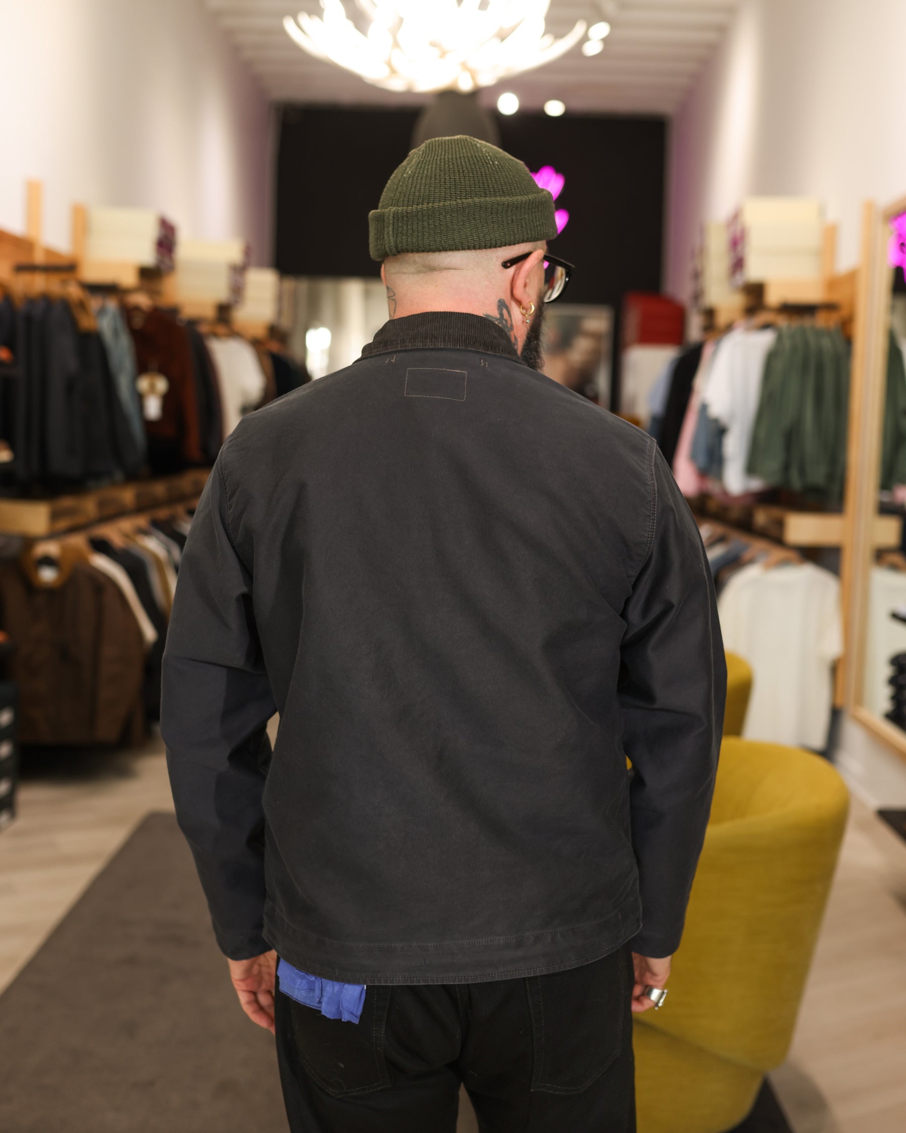RRL Cotton Deck Jacket Dark Navy