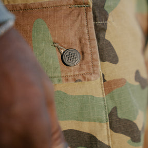 RRL Cotton Ripstop Regiment Cargo Short Woodland Camo