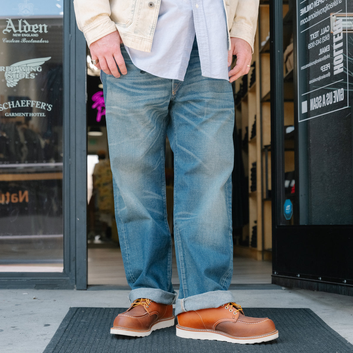 RRL Vintage 5 Pocket Jean Grandfalls Wash