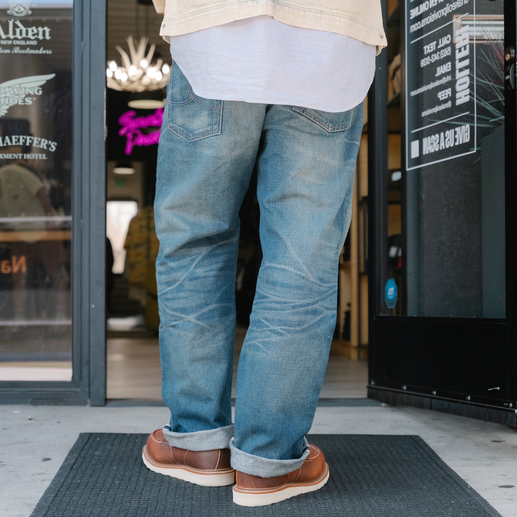 RRL Vintage 5 Pocket Jean Grandfalls Wash