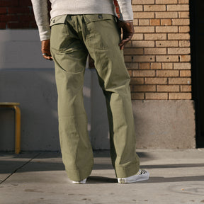 RRL Herringbone Utility Pant Brewster Green