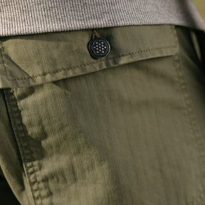 RRL Herringbone Utility Pant Brewster Green