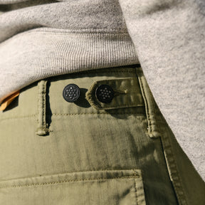 RRL Herringbone Utility Pant Brewster Green