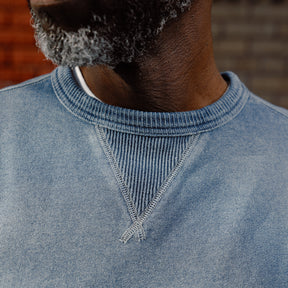 RRL Indigo French Terry Sweatshirt