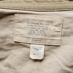 RRL Quilted Twill Shirt Jacket Olive Drab FINAL SALE