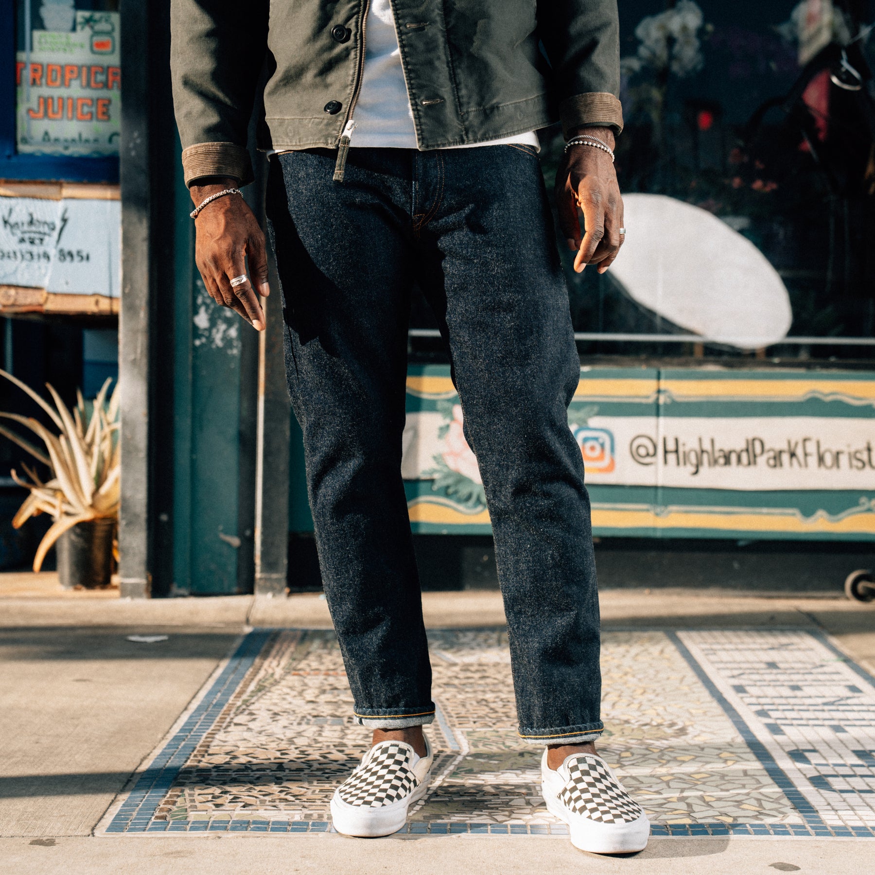 RRL Slim Fit Jeans Black