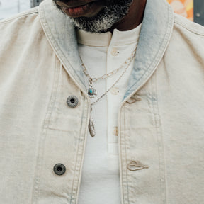 RRL Washed Indigo Selvedge Denim Overshirt Faded Indigo