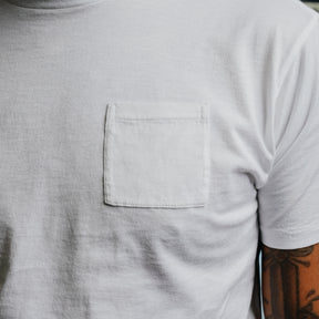 RRL Cotton Jersey Pocket T-Shirt White