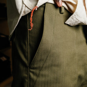 Rogue Territory Fatigue Pants Olive Herringbone
