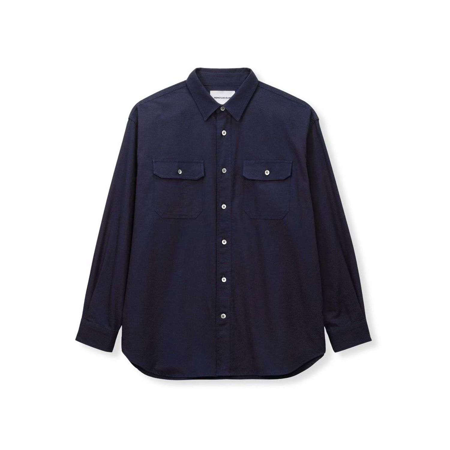 Momotaro Sashiko CPO Shirt Indigo