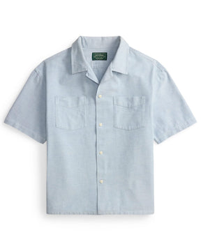 Polo Ralph Lauren Relaxed Fit Oxford Camp Shirt Blue White