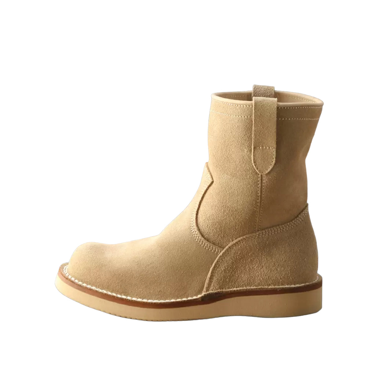 The Flat Head FN-FB-002 Suede Boots Beige
