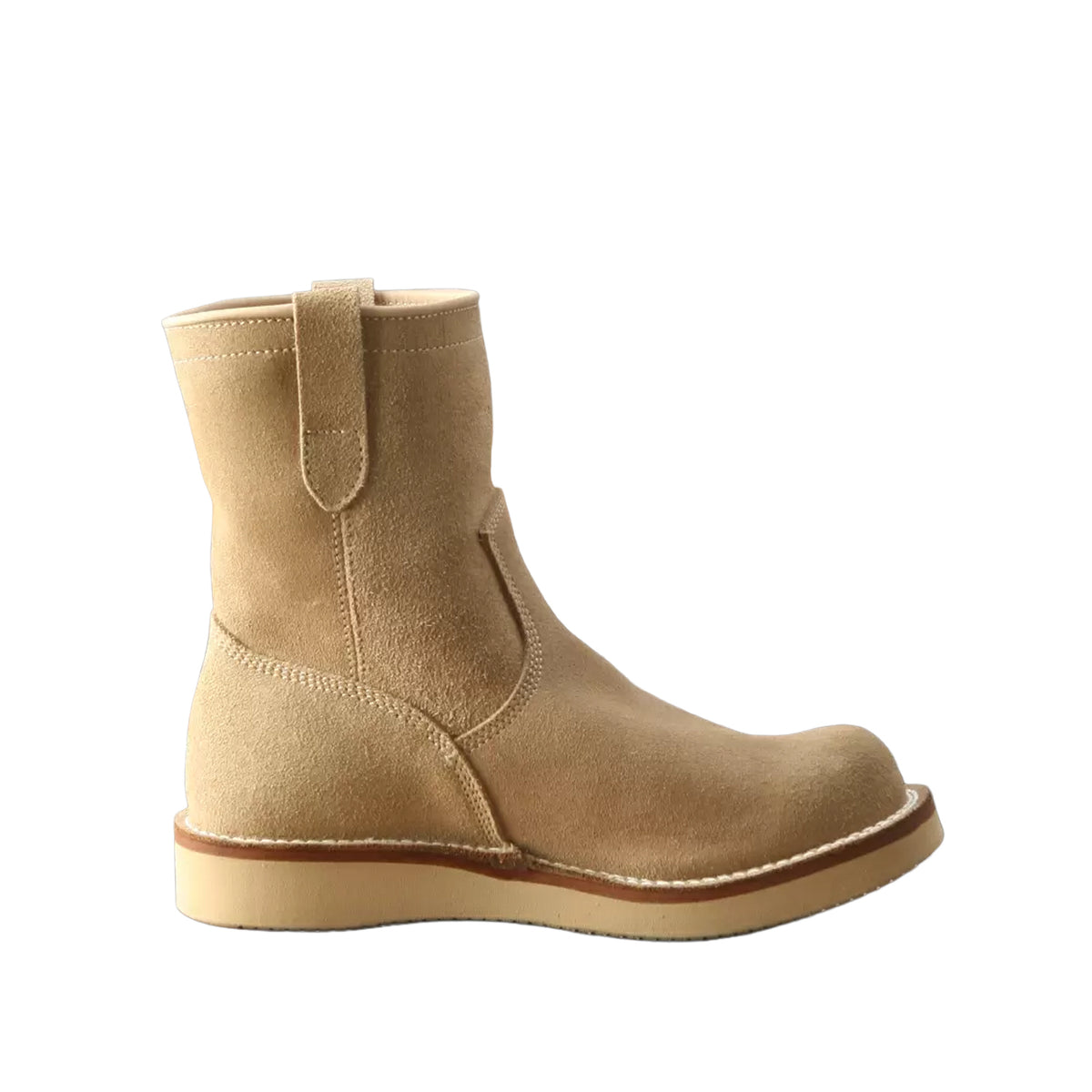 The Flat Head FN-FB-002 Suede Boots Beige