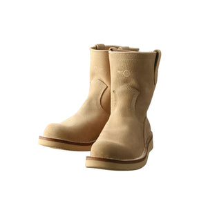 The Flat Head FN-FB-002 Suede Boots Beige