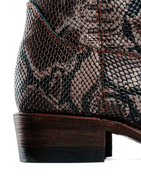Santa Rosa Brand x Snake Oil Provisions Heartbreaker Boot Brown Snake
