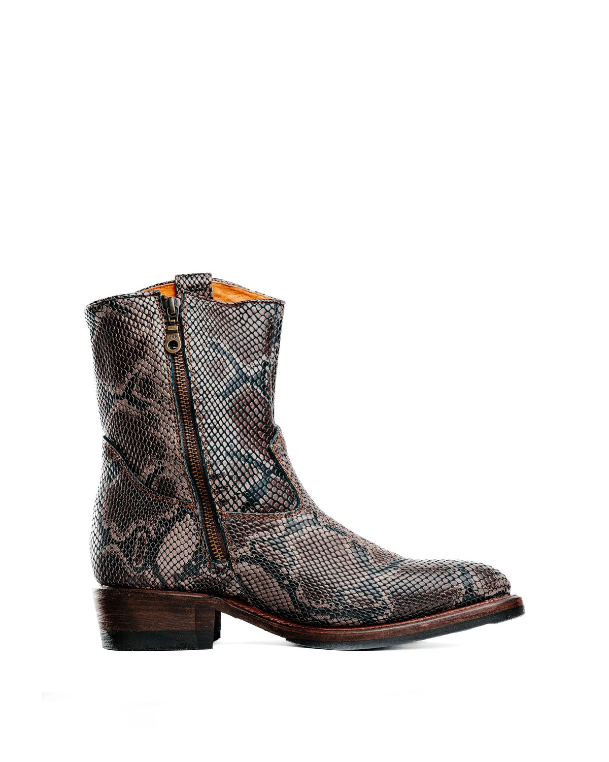 Santa Rosa Brand x Snake Oil Provisions Heartbreaker Boot Brown Snake