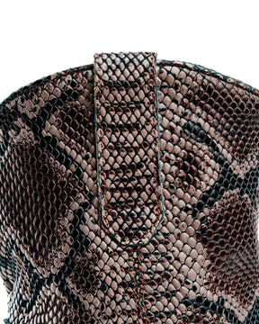 Santa Rosa Brand x Snake Oil Provisions Heartbreaker Boot Brown Snake