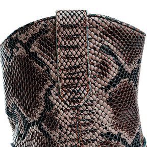 Santa Rosa Brand x Snake Oil Provisions Heartbreaker Boot Brown Snake