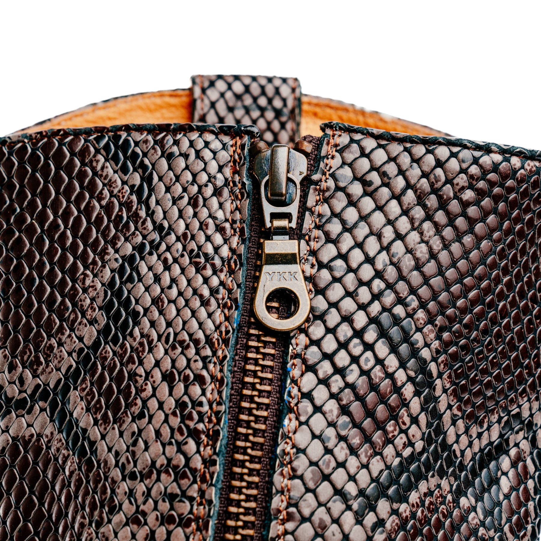 Santa Rosa Brand x Snake Oil Provisions Heartbreaker Boot Brown Snake