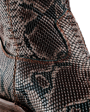 Santa Rosa Brand x Snake Oil Provisions Heartbreaker Boot Brown Snake