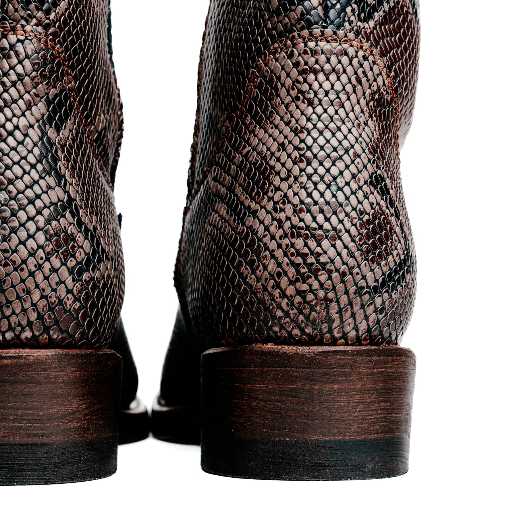 Santa Rosa Brand x Snake Oil Provisions Heartbreaker Boot Brown Snake