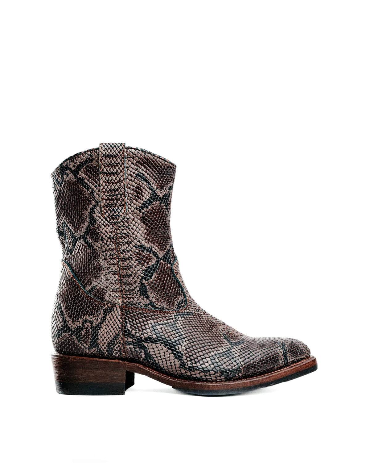 Santa Rosa Brand x Snake Oil Provisions Heartbreaker Boot Brown Snake