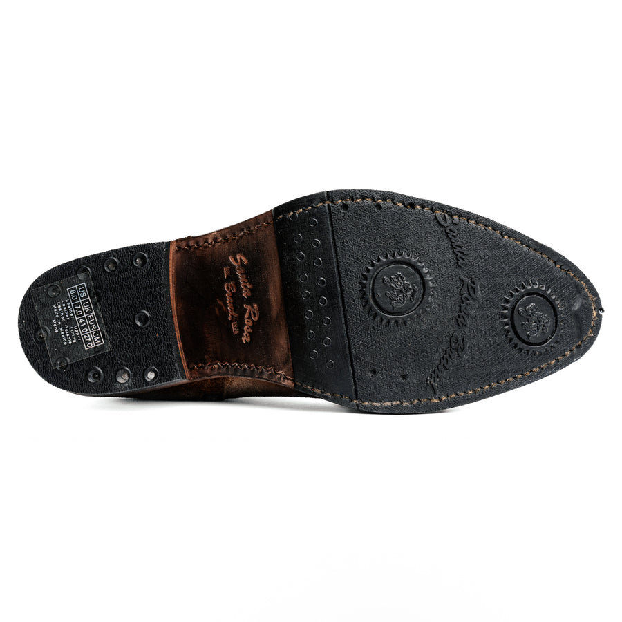 Santa Rosa x Snake Oil Provisions Heartbreaker Boot Tobacco Suede