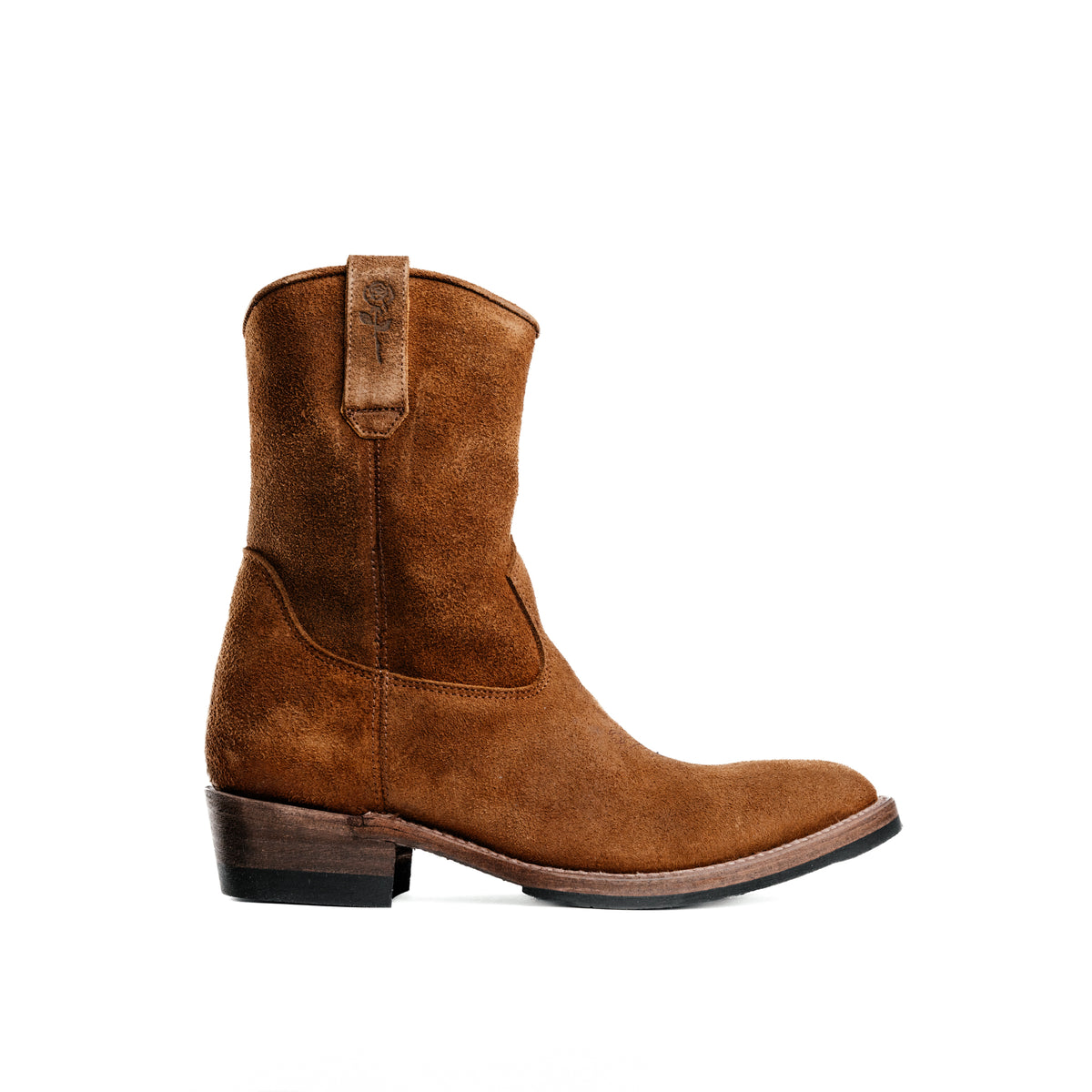 Santa Rosa x Snake Oil Provisions Heartbreaker Boot Tobacco Suede
