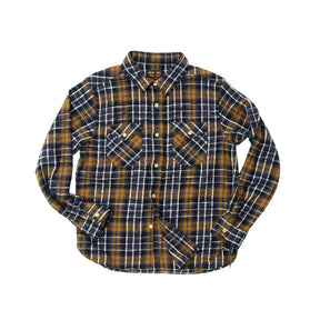UES Slubby Flannel Shirt Purple