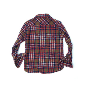 UES Slubby Flannel Shirt Red