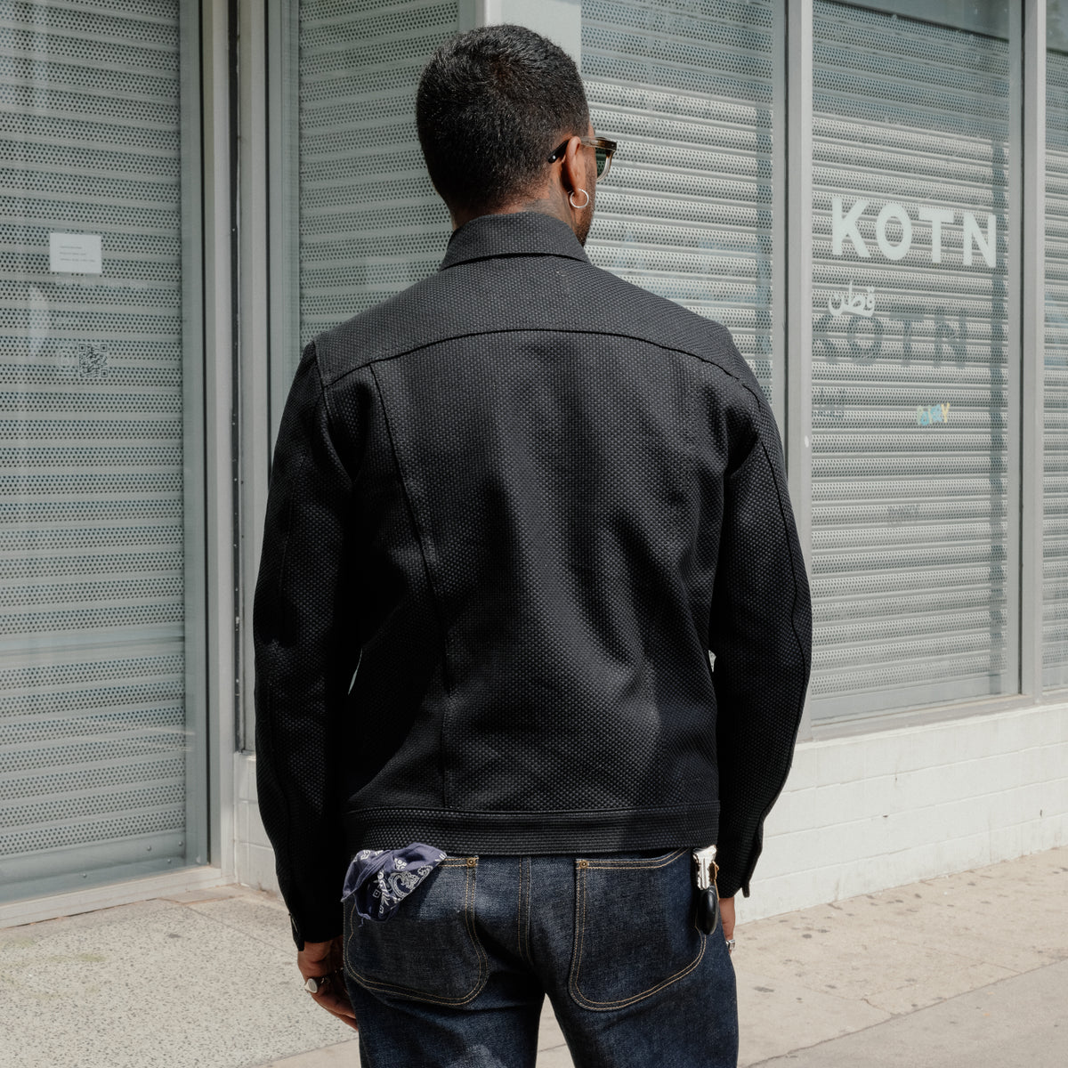 Rogue Territory x Snake Oil Provisions Sashiko Supply Jacket Stealth PRE-ORDER